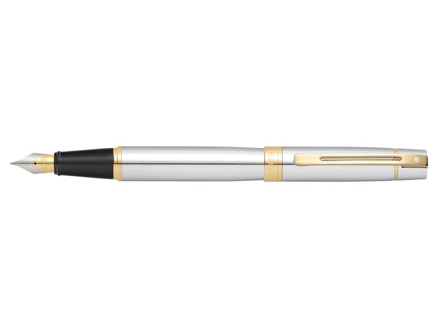 Vulpen SHEAFFER 300 E9342 F Helles Chrom Goldton