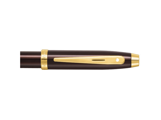 Vulpen SHEAFFER 100 E9370 M Kaffeebraun PVD Gold