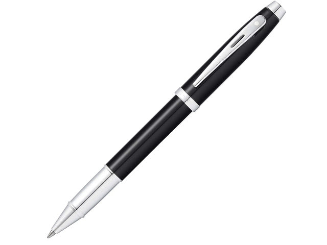 Rollerball SHEAFFER 100 E9338 Schwarzlack glänzend verchromt