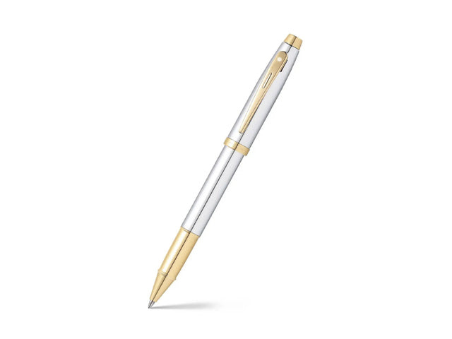 Rollerball SHEAFFER 100 E9340 Glanzend chroom goudkleurig