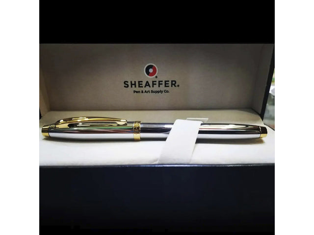 Tintenroller SHEAFFER 100 E9340 Helles Chromgold