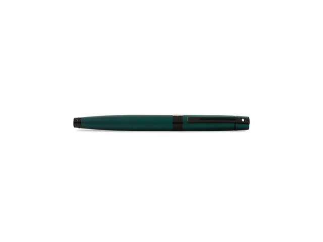 Rollerball SHEAFFER 300 E9346 Mattgrüner Lack poliert schwarz