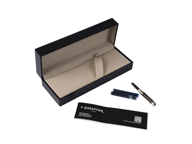 Kugelschreiber SHEAFFER 300 E9312 Schwarz glänzend verchromt