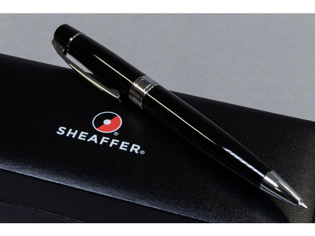 Kugelschreiber SHEAFFER 300 E9312 Schwarz glänzend verchromt