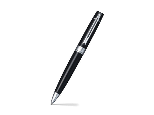 Kugelschreiber SHEAFFER 300 E9312 Schwarz glänzend verchromt
