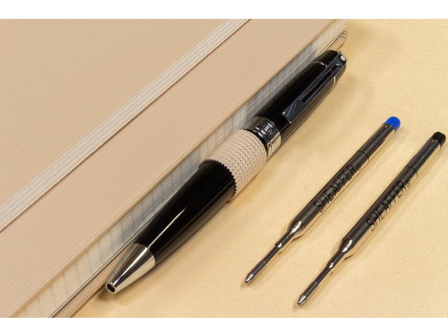 Kugelschreiber SHEAFFER 300 E9312 Schwarz glänzend verchromt