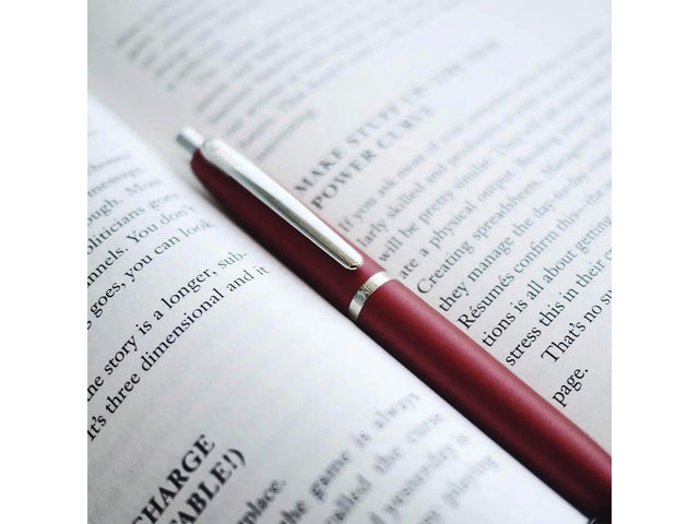 Kugelschreiber SHEAFFER VFM E9403 Übermäßig rot vernickelt