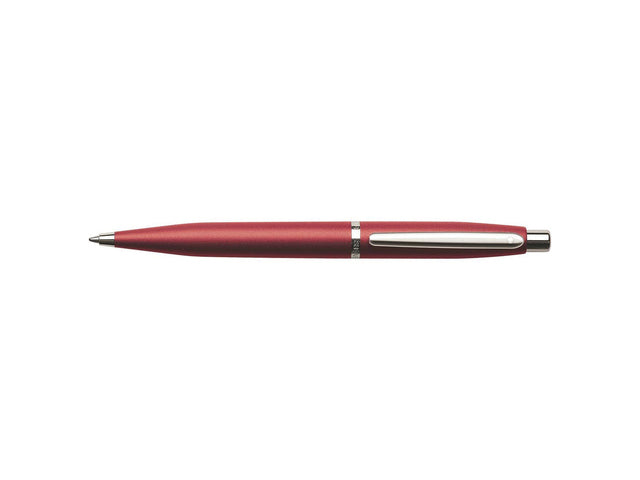Kugelschreiber-Geschenkset SHEAFFER VFM G9403 übermäßig rot verchromt F mit A6-Notizbuch