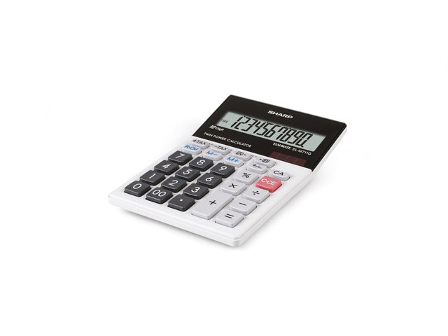 Taschenrechner Sharp ELM711GGY grauer Schreibtisch 10-stellig