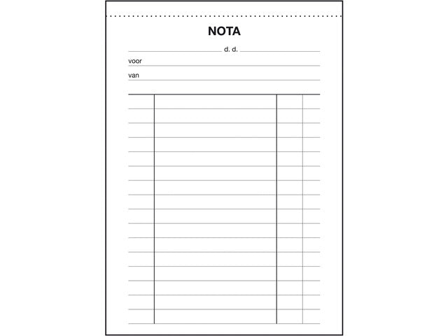 Notablok Sigel Expres A6 hoog blok a 100 blad