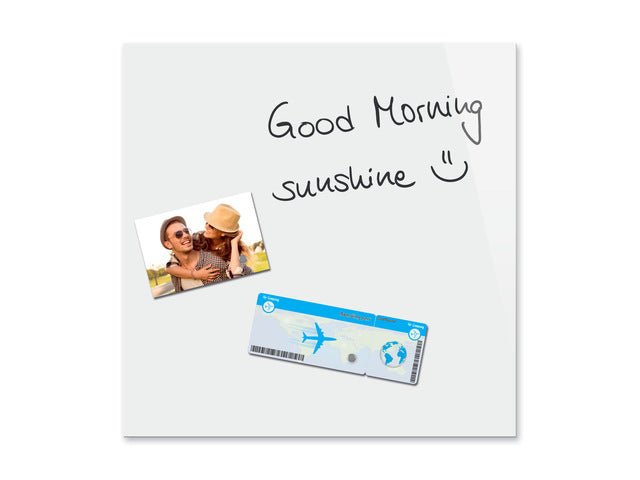 Glasmagneetbord Be!Board 450x450mm wit
