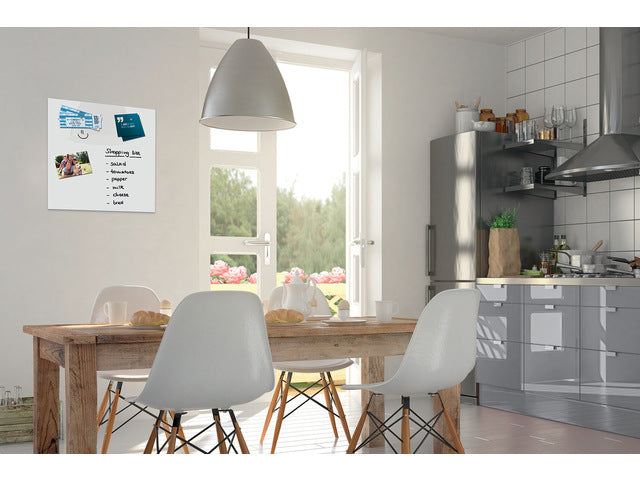 Glasmagneetbord Be!Board 450x450mm wit