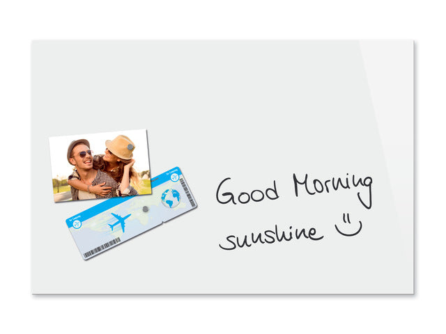 Glasmagneetbord Be!Board 600x400mm wit