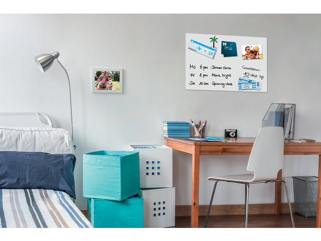 Glasmagneetbord Be!Board 600x400mm wit