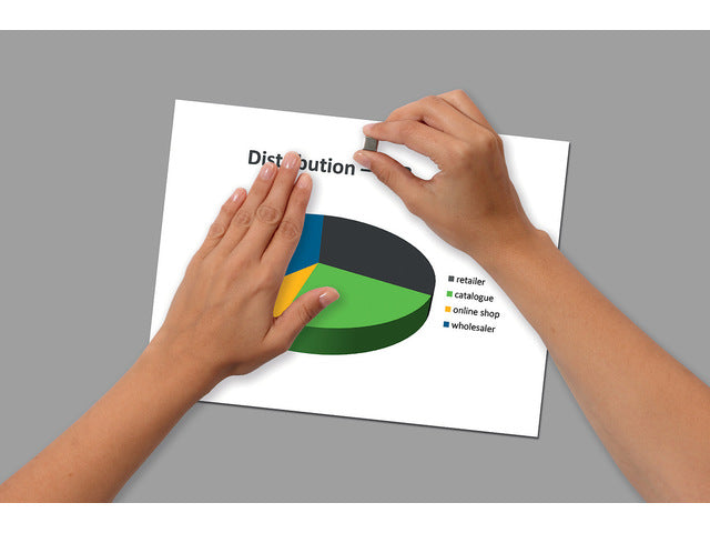 Glasmagneetbord Be!Board composiet grijs 900x600x9mm 2 magneten + bevestigingsmateriaal