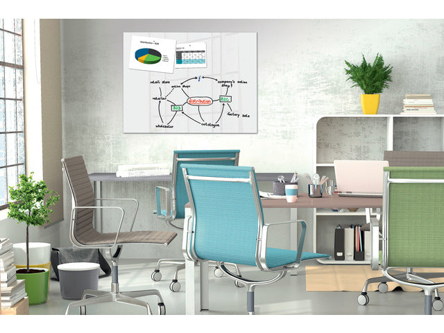 Glasmagneetbord Be!Board 1200x900mm wit