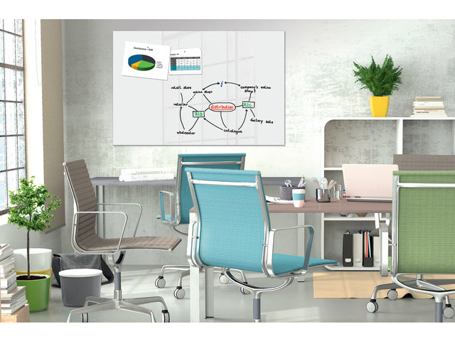 Glasmagneetbord Be!Board 1500x1000mm wit