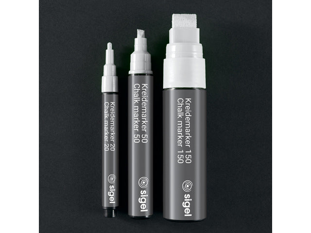 Krijtstift Sigel set 2 stuks met wigpunt 1-5 mm