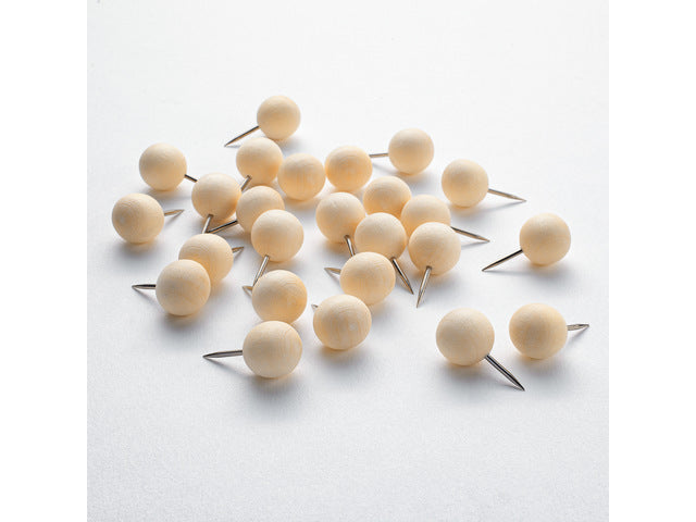 Pushpin Sigel hout 25 stuk