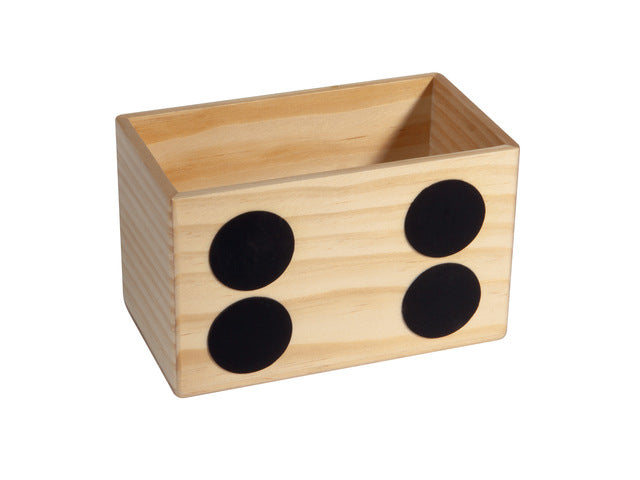 Dennenhouten opbergdoos magnetisch 130x80x75 mm