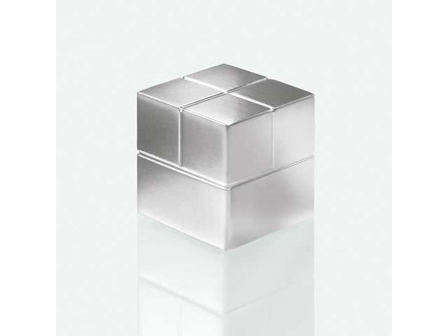 Magneten Sigel voor glasbord set 2stuks zilverkleurig C20 Supersterk 20x20x20mm