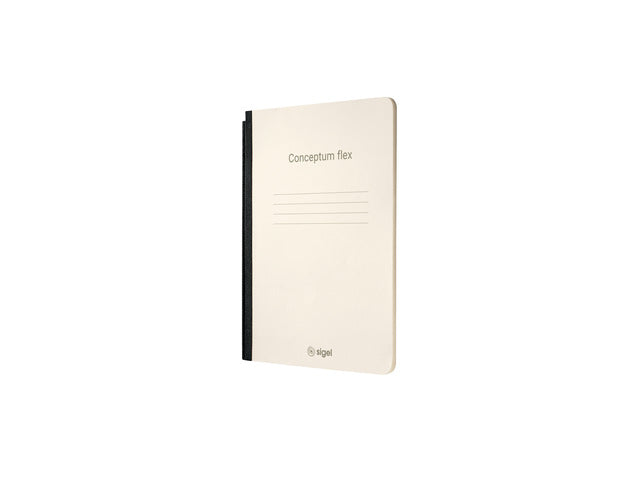 Business Organizer Conceptum Flex Kunstpapier, A5, schwarz, strukturierte Schrift, To-Do-Listen-Schrift und Sprachnotizen-Schrift