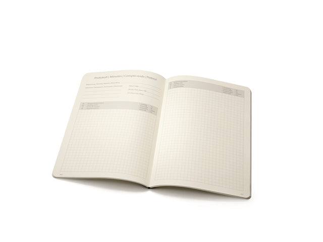 Notitieschrift Conceptum Flex A4, chamois 80gr, Sprachnotizen, 4 Seiten, 92 Blz, Softcover, FSC