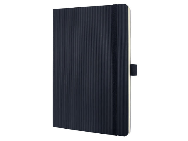 Notitieboek Conceptum A5 zwart puntgelijnd, softcover.