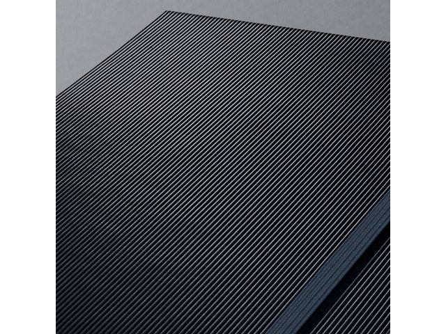 Benachrichtigungsbuch Conceptum, A5, grau, metallic-gelinient, Hardcover