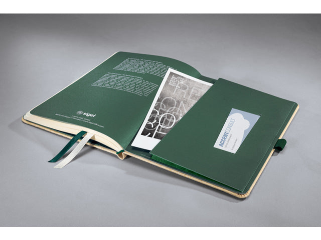 Notitieboek Conceptum Nature Edition Bamboo A5 Puntgelijnde hardcover.