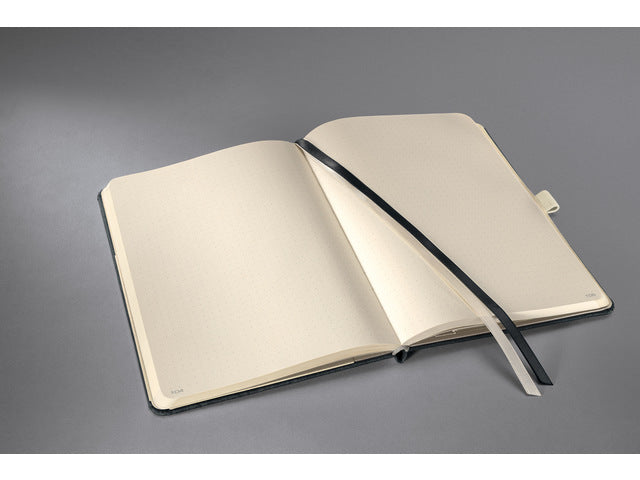 Notitieboek Conceptum A4 grijs-wit punt-gelijnd 194pag 80gr HC