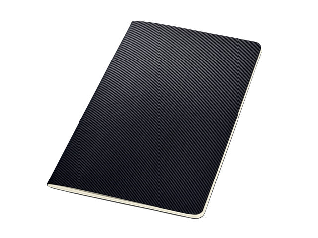 Notitieboek Conceptum A5 zwart 5mm ruit softcover. 64 pagina's 80 grams chamoiskleurig papier. Ontmoet snelzak. 4-voudige perforatie, kopregel voor datum. PEFC-gecertificeerd