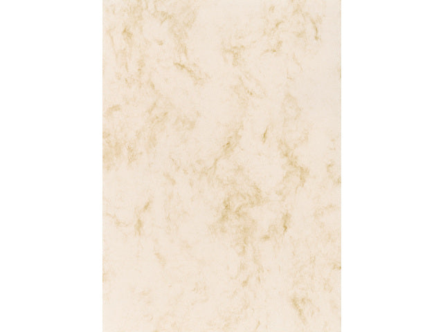 Designpapier Sigel A4 90grs pak a 25 vel marmer beige