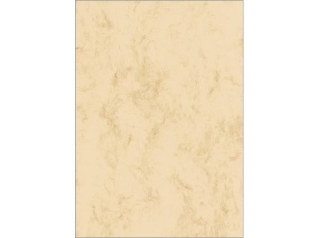 Designpapier Sigel A4, 90 g, Packung mit 100 Vel, Marmor, Beige