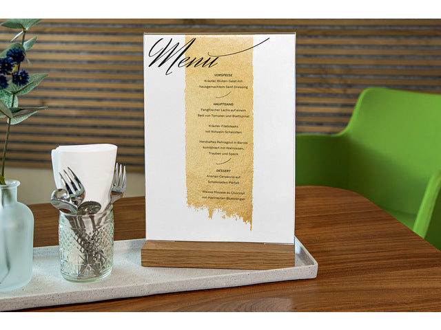 Papier met motief Sigel, Gouden penseelstreek, tweezijdig motief, superieure kwaliteit karton,FSC Mix Cred (Inkt/Laser/Kopie), 200 g, A4, 50 vel