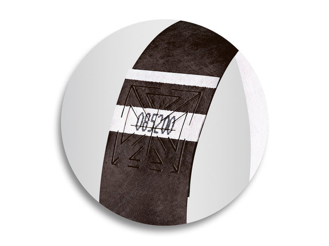 Evenementenbandjes Sigel super soft, 255x25mm 120 stuks zwart