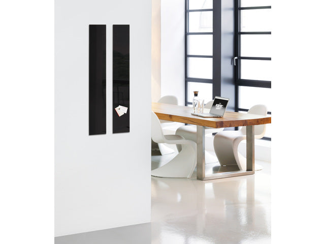 Glasmagneetbord Sigel Artverum 120x780x15mm zwart