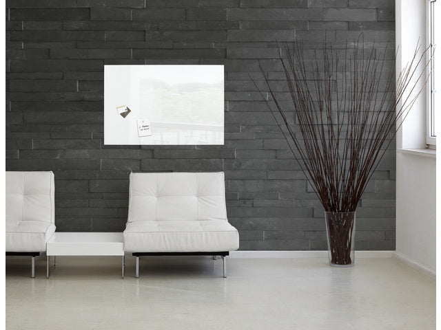 Glasmagneetbord Sigel Artverum 780x480x15mm super wit