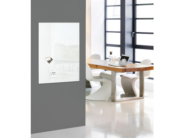 Glasmagneetbord Sigel Artverum 1000x650x15mm super wit