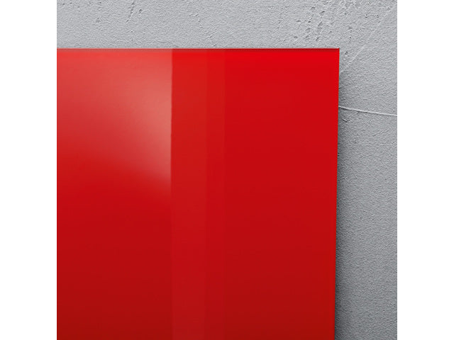 Glasmagneetbord Sigel Artverum 1000x650x15mm rood