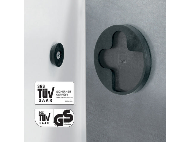 Glasmagneetbord Sigel Artverum 910x460x15mm super wit