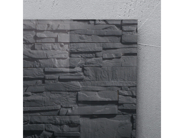 Glasmagneetbord Sigel Artverum 480x480x15mm leisteen