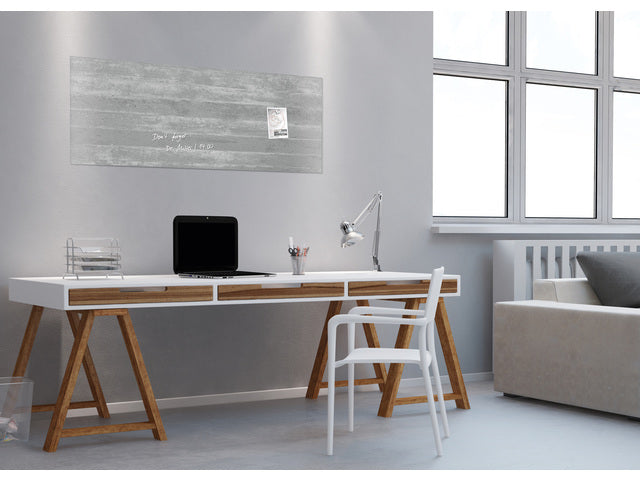 Glasmagneetbord Sigel Artverum 1300x550x15mm Betondesign