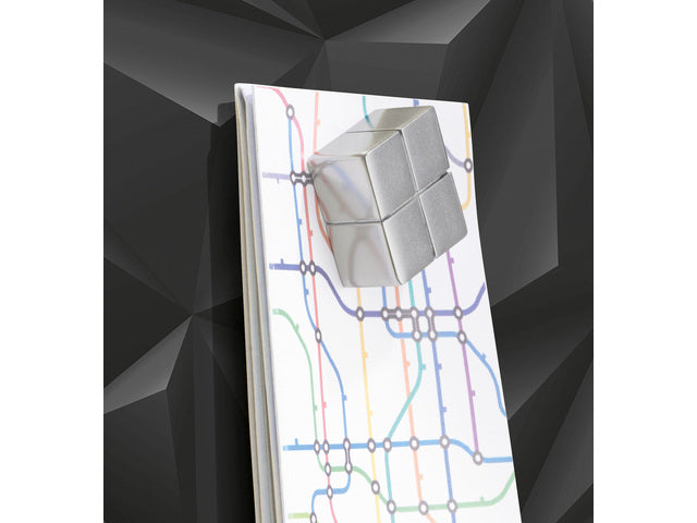 Glasmagneetbord Sigel Artverum 910x460x15mm Black Diamond