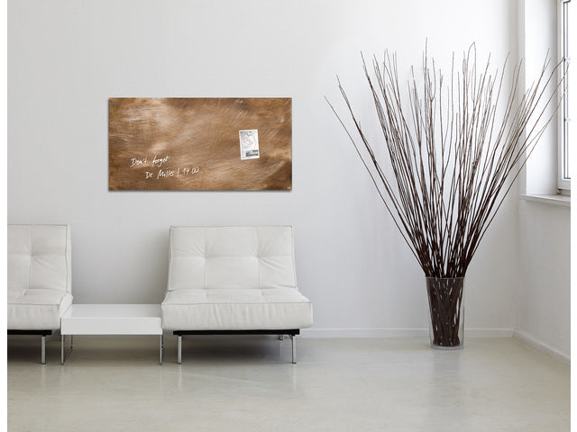 Glasmagneetbord Sigel Artverum 910x460x15mm brons