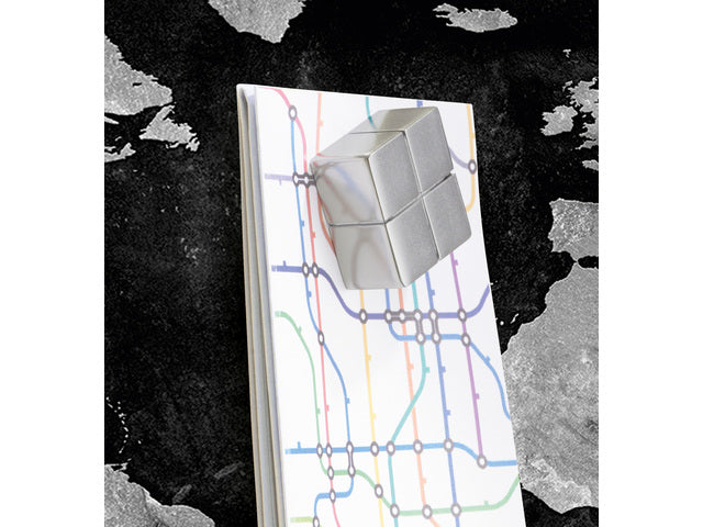 Glasmagneetbord Sigel Artverum 910x460x15mm wereldkaart