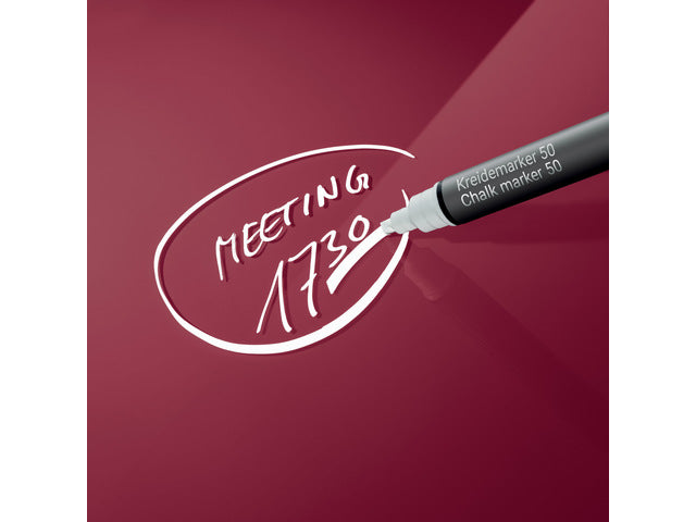 Glasmagneetbord Sigel Artverum 480x480x15mm bessenrood