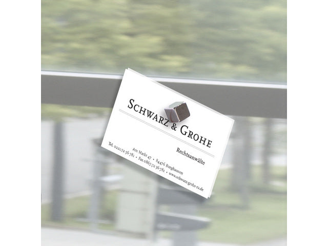 Glasmagneetbord Sigel Artverum 480x480x15mm spiegel