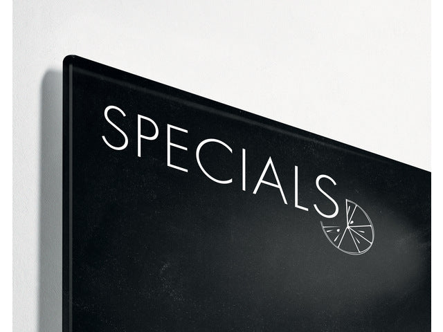 Glas-magneetbord Sigel Artverum Happy Hour mat 900x1200mm