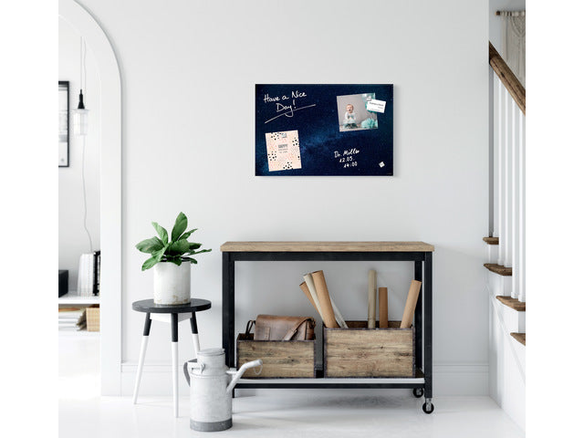 Glasmagneetbord Sigel GALAXY 600x400x15mm 3 magn + bevestigingsmateriaal